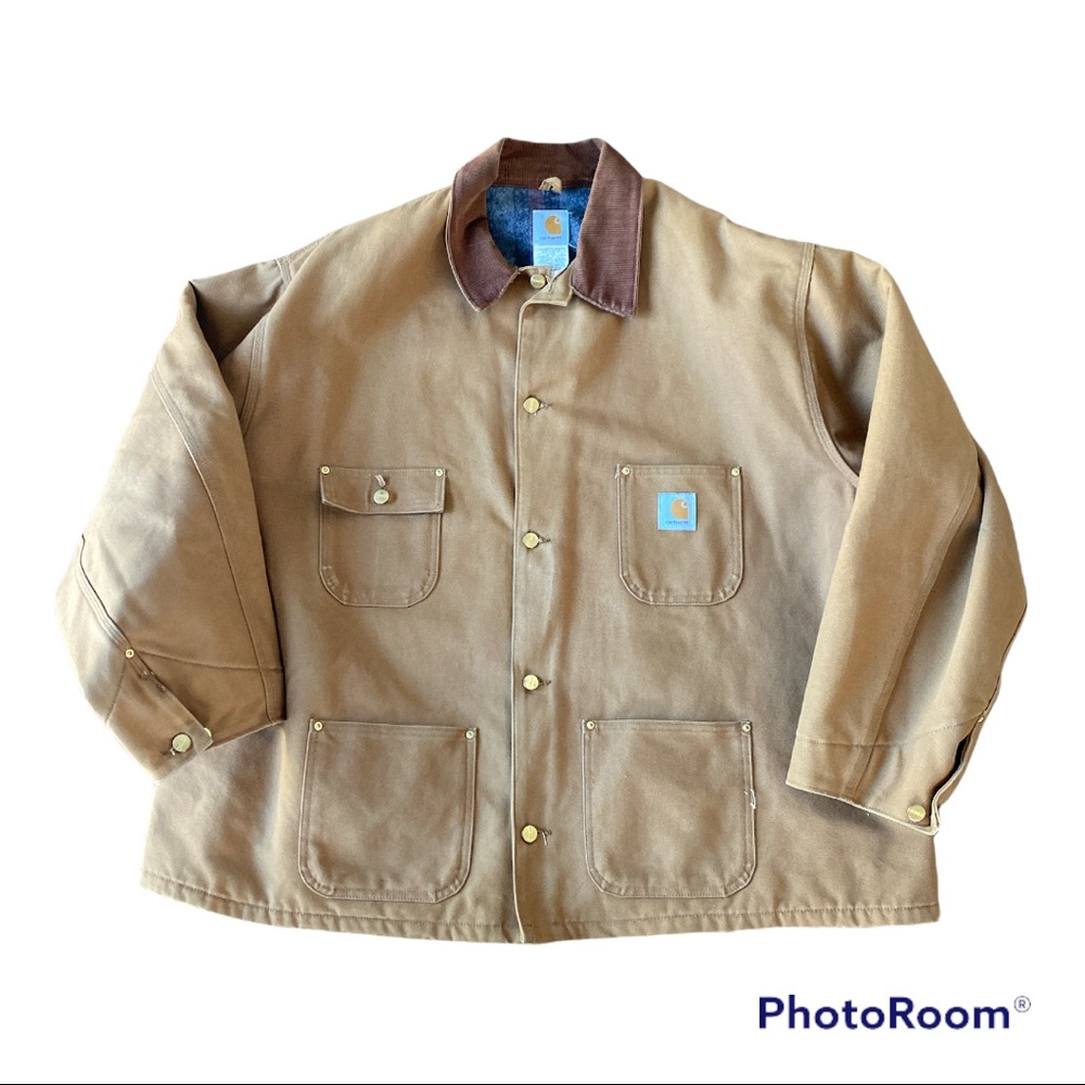Vintage Carhartt Blanket Lined Duck Jacket
